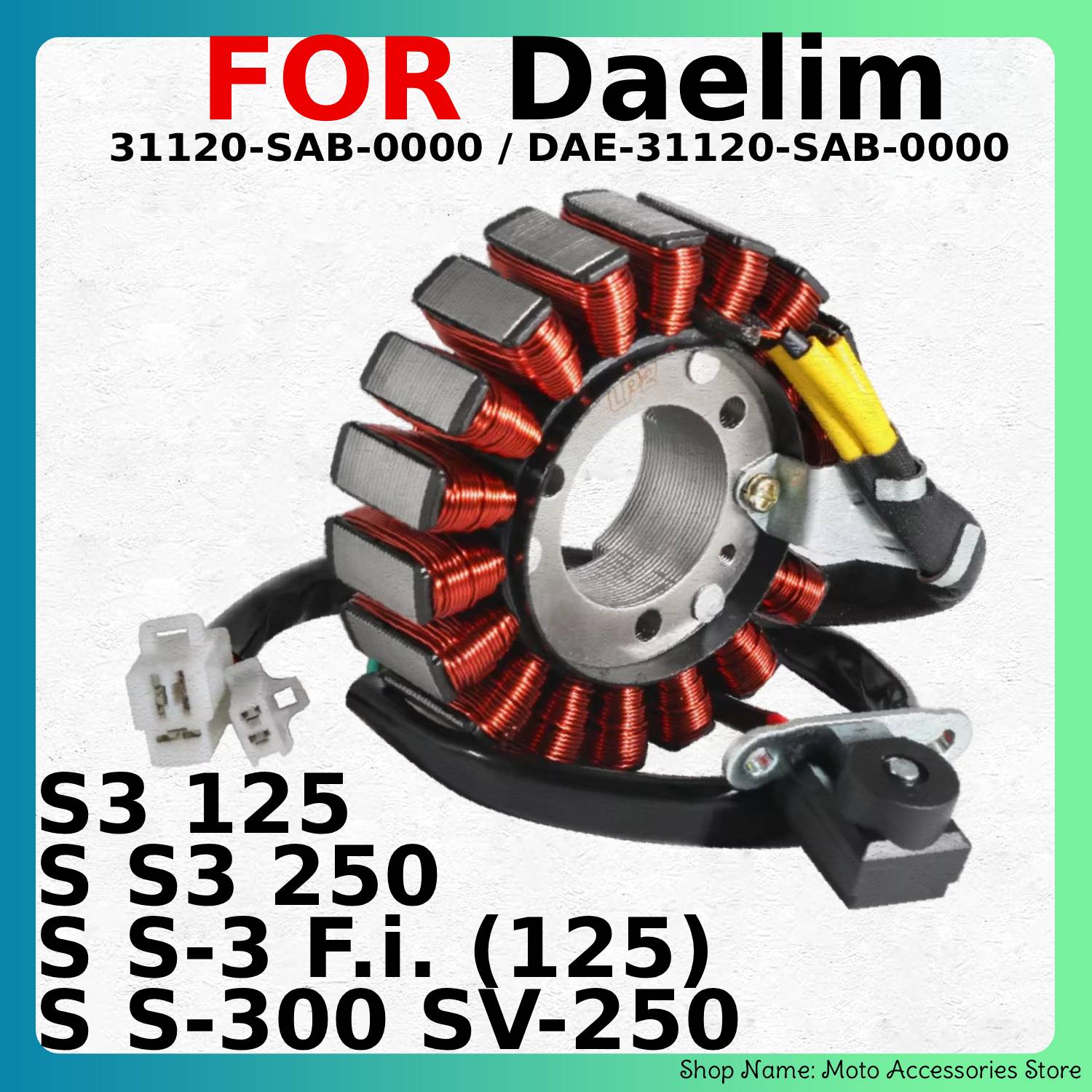 Motorcycle Stator - Kumparan Stator Motor, Generator Magneto untuk
