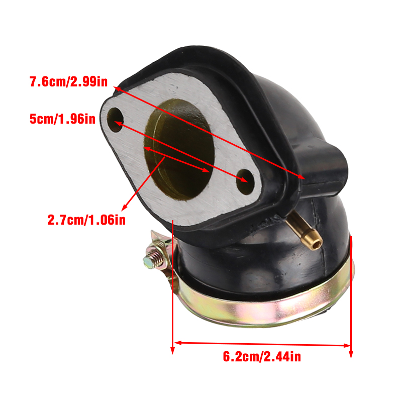 Pipa saluran masuk Gy6 230cc u - Motorcycle Carburetor ulasan dan harga
